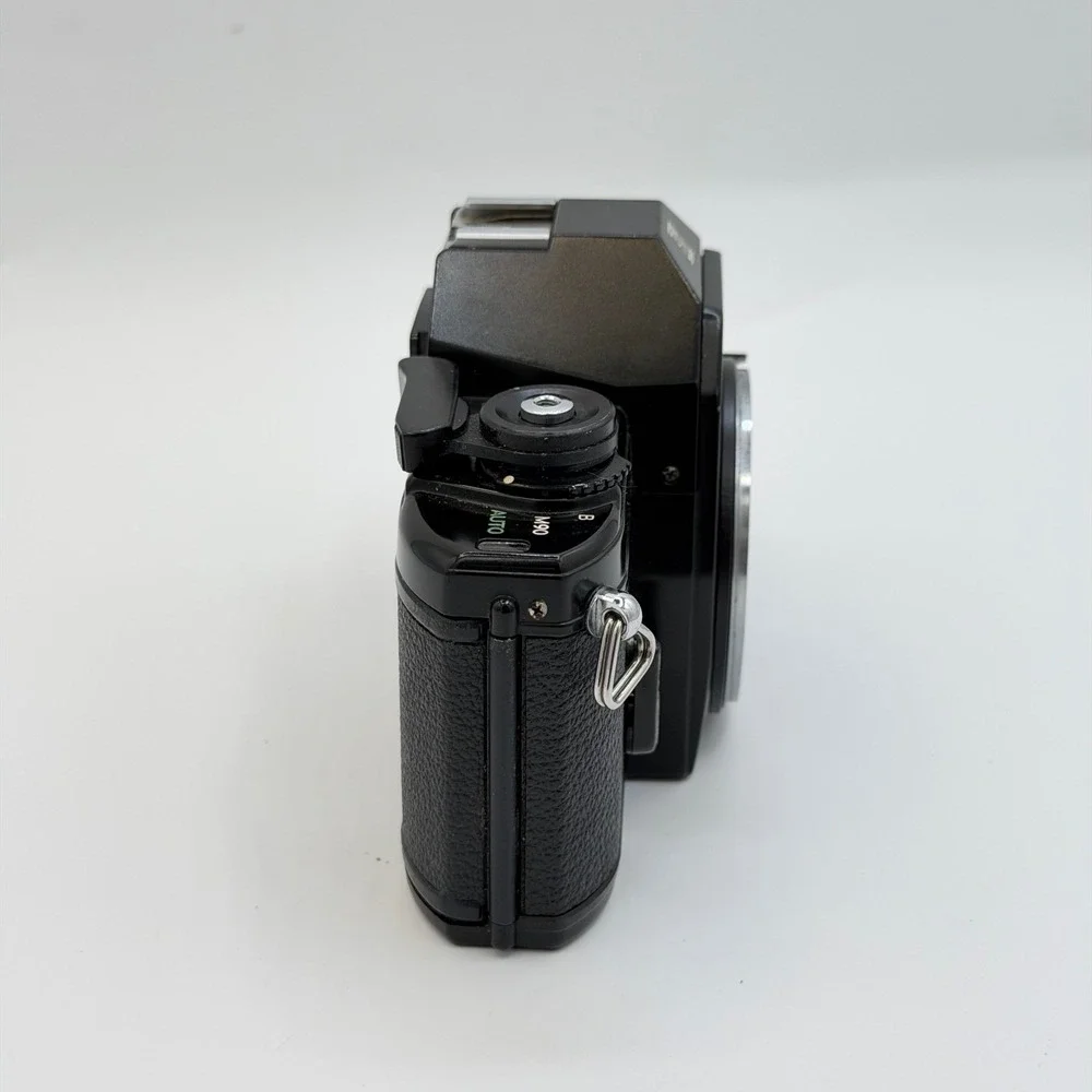 Nikon EM 35mm Film SLR Camera Body Black Japan Tested - Light Meter Issue Read